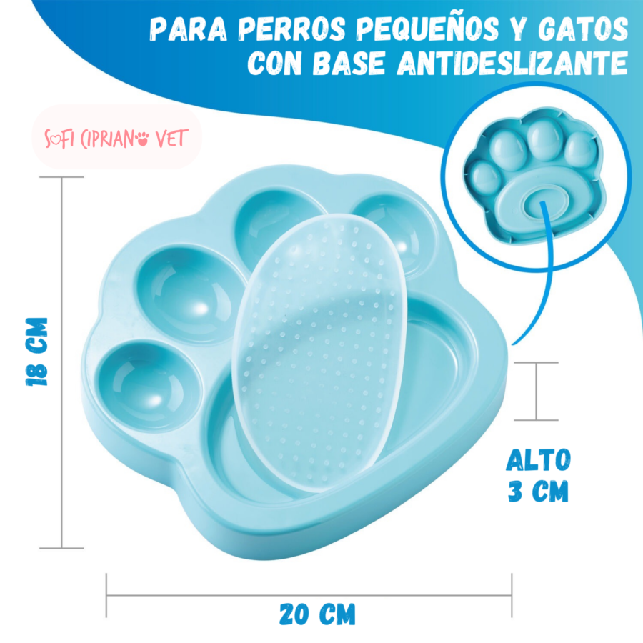 Paw 2 en 1 Mini Celeste - Imagen 2